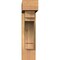 Ekena Millwork Merced Block Smooth Bracket w/ Offset Brace, Western Red Cedar, 5 1/2"W x 22"D x 22"H BKT0604X22X22MRC05SWR - alternate 2